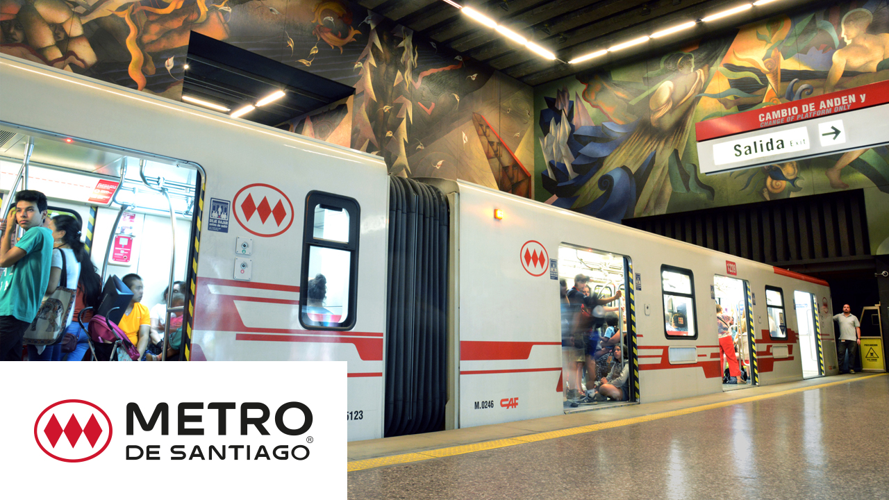 Zonas WiFi en 33 Estaciones en Metro de Santiago